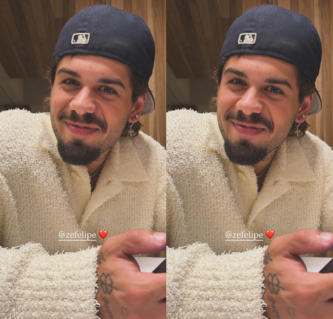 Ana Castela registra encontro com Zé Felipe após <i>shows</i> em Portugal. Confira os melhores momentos dos cantores desde que eles assumiram a relação