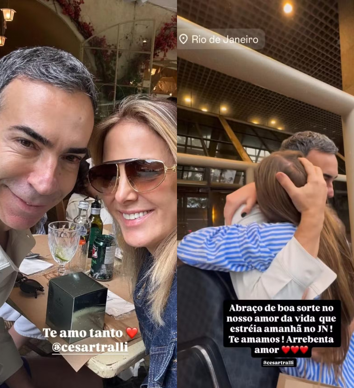 Ticiane Pinheiro e filhas mostram momentos com César Tralli antes de estreia no <i>Jornal Nacional</i>! Confira os melhores cliques da família