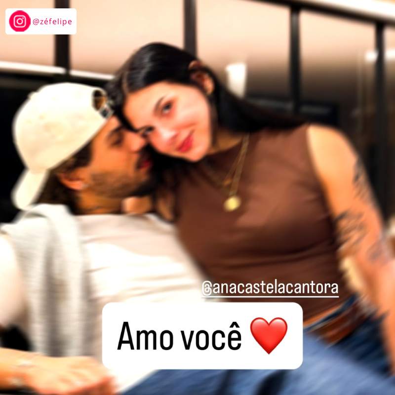 Agarradinho com Ana Castela, Zé Felipe se declara: <i>Amo você</i>. Confira os melhores momentos dos cantores desde que eles assumiram a relação
