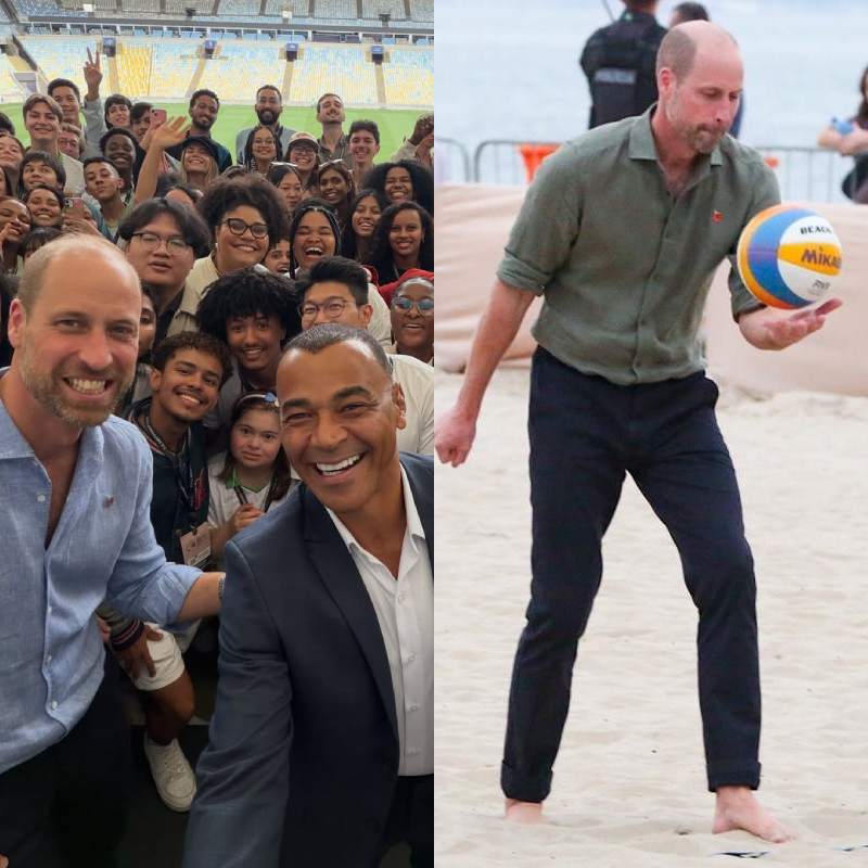 Visita ao Maracanã, vôlei em Copacabana, passeio no Bondinho... Veja tudo que Príncipe William já fez em sua visita ao Brasil