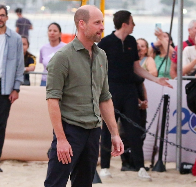 Príncipe William aproveita a noite carioca com direito a quitutes bem brasileiros