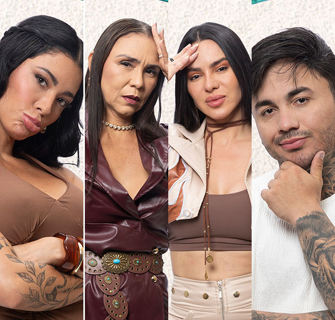 Rayane Figliuzzi, Yoná Sousa, Tamires Assis e Wallas Arrais estão na roça em <i>A Fazenda 17</i>