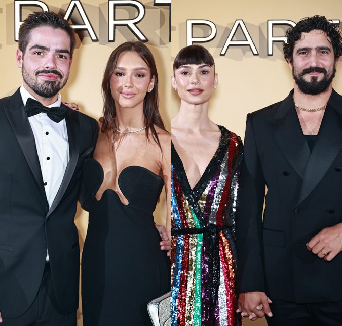 João Silva surge com nova namorada; Renato Góes, Thaila Ayala e mais famosos prestigiam evento de gala