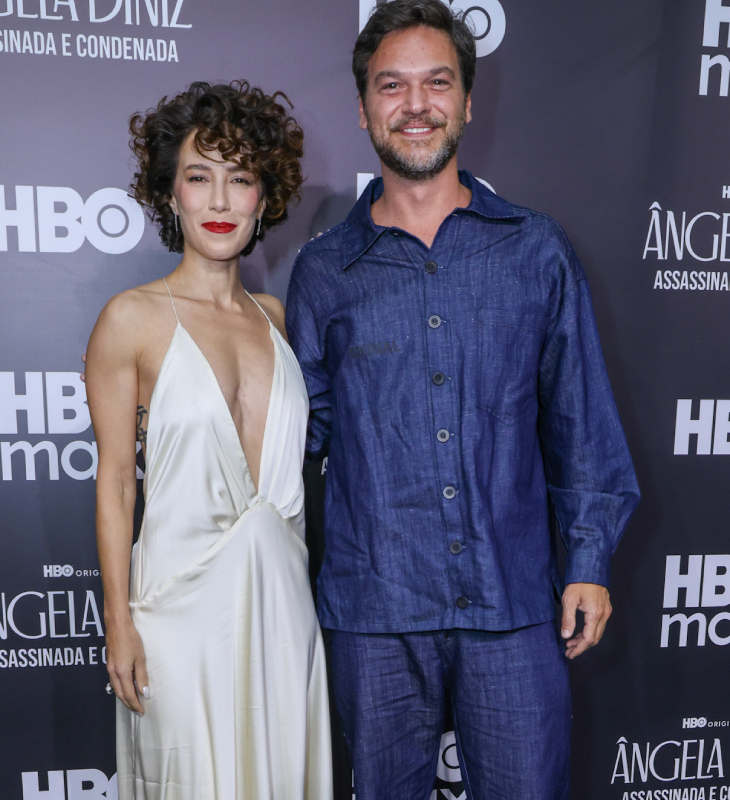 Marjorie Estiano e Emílio Dantas roubam a cena em pré-estreia da série <i>Ângela Diniz: Assassinada e Condenada</i>
