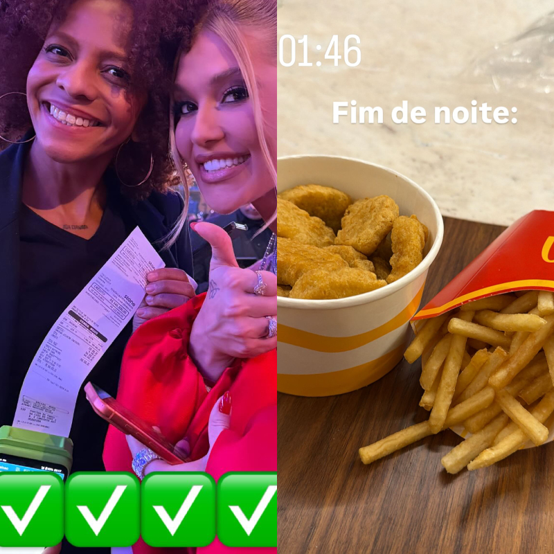 Em leilão beneficente, Virginia Fonseca paga mais de 300 mil reais por experiência com Vini Jr. e termina noite em <i>fast food</i>