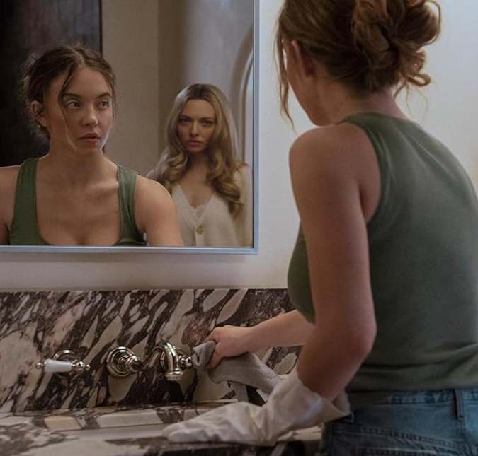 Novo pôster do suspense <i>A Empregada</i> mostra Sydney Sweeney e Amanda Seyfried lado a lado; confira!