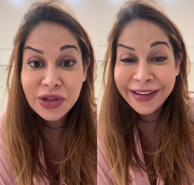 Maíra Cardi revela erro no botox e o que ouviu da filha Sophia: <i>Está ridícula</i>