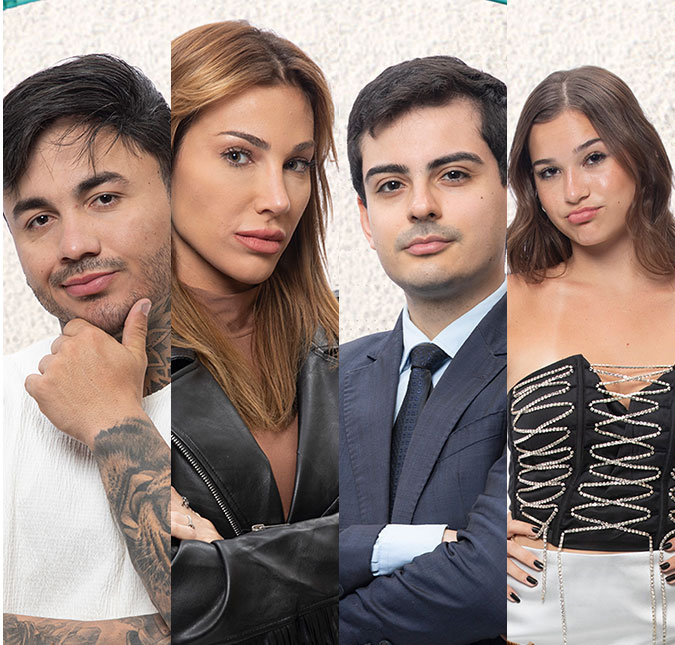 Wallas Arrais, Maria Caporusso, Dudu Camargo e Duda Wendling estão na roça em <i>A Fazenda 17</i>