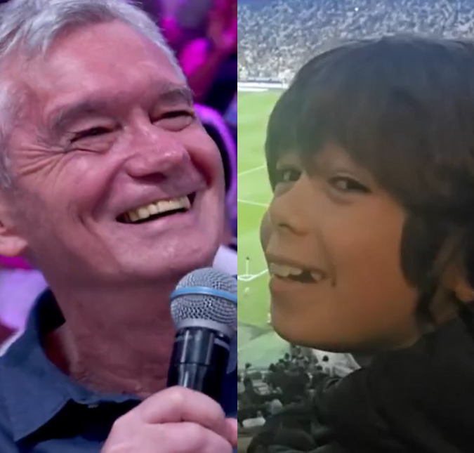 Serginho Groisman se emociona com declaração do filho ao vivo. Confira os melhores momentos do apresentador com o herdeiro