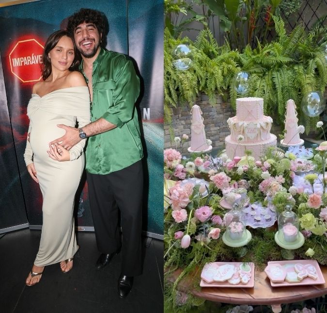 Rafa Kalimann e Nattan realizam chá de bebê da filha, Zuza: <i>- Dia bem especial</i>