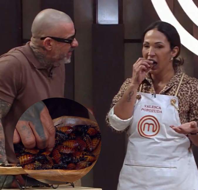 No <I>MasterChef Celebridades</i>, Valesca Popozuda surpreende e come barata