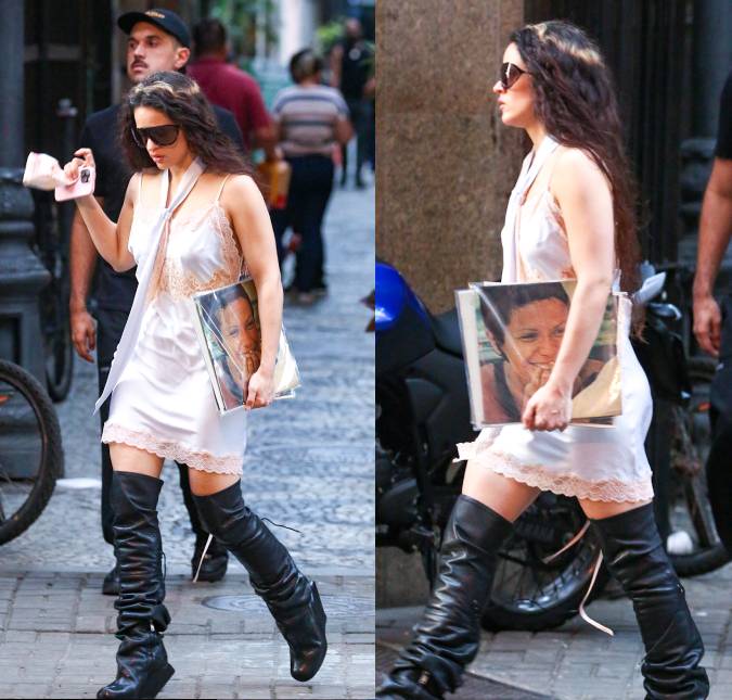 Gente como a gente! Rosalía surge com vinil de Elis Regina durante passeio pelo Rio de Janeiro; confira!