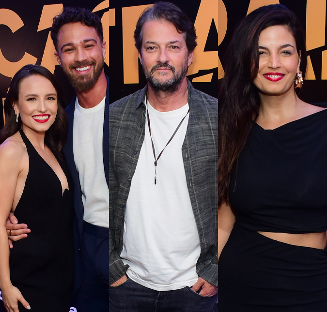 Larissa Manoela, André Luiz, Marcelo Serrado, Emanuelle Araújo... Famosos prestigiam pré-estreia de <i>Traição entre Amigas</i>