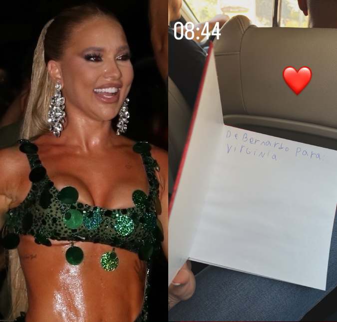 Virginia Fonseca comparece à atividade escolar de irmão de Vini Jr.