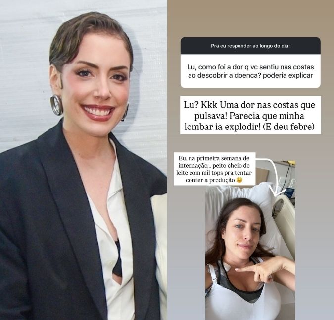 Fabiana Justus relembra sintoma que teve ao ser diagnosticada com câncer: <i>Uma dor nas costas que pulsava!</i>