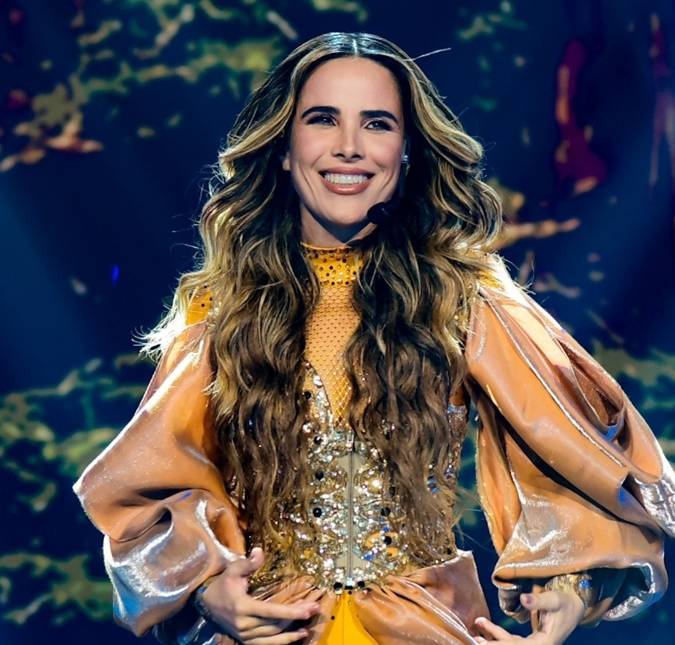 Que lindo! Wanessa Camargo reage ao convite de aniversário de um ano de idade de sua irmã caçula, Clara