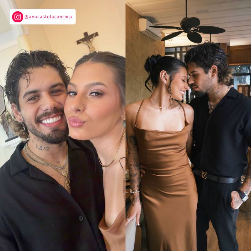 Ana Castela e Zé Felipe vão a casamento juntos e cantora se declara: <i>Eu só quero você!</i>. Confira os melhores momentos dos cantores desde que eles assumiram a relação