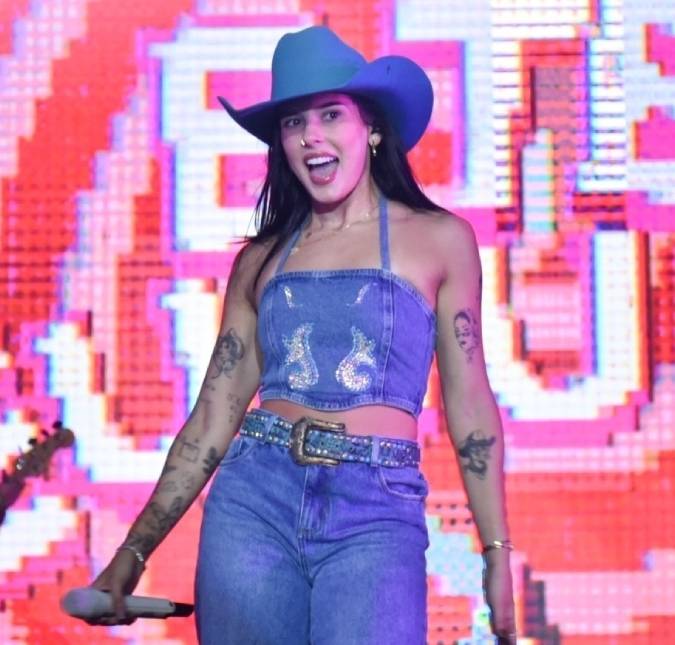 Ana Castela encanta a <i>web</i> ao se divertir com Leonardo: <i>A nora perfeita</i>