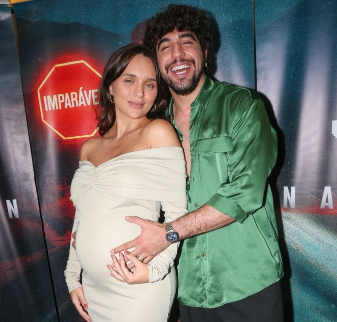 Na reta final da gravidez, Rafa Kalimann compartilha registros do Natal ao lado de Nattan
