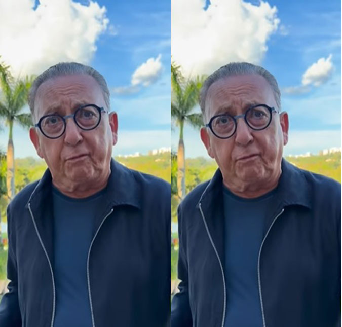 Galvão Bueno recebe alta hospitalar e explica o que aconteceu: <i>Vou fazer esse repouso</i>