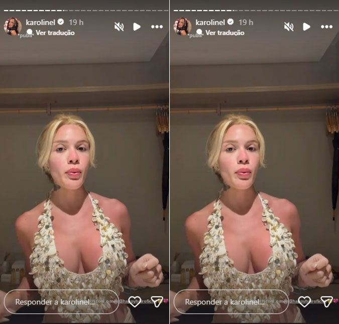 Karoline Lima abre o jogo sobre possível gravidez de Léo Pereira: <i>Não que eu saiba</i>