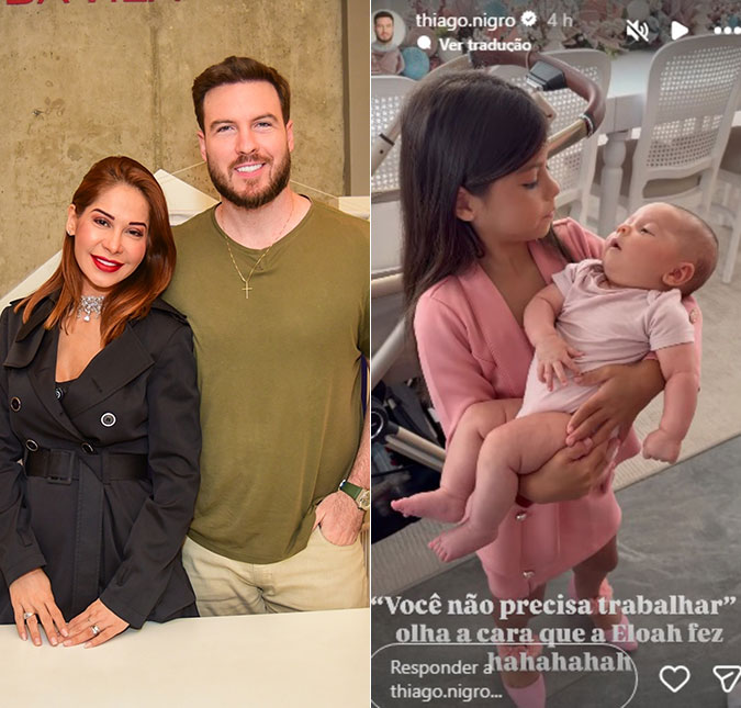 Filhas de Maíra Cardi protagonizam momento fofo nas redes sociais