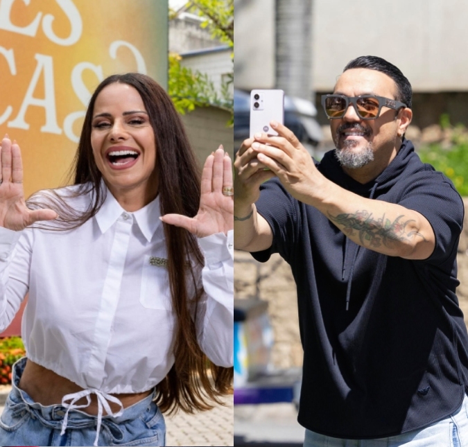 Veio aí! <i>TV Globo</i> divulga bastidores de primeira cena entre Viviane Araújo e Belo em <i>Três Graças</i>