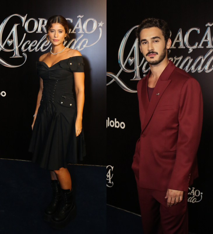 Isadora Cruz, Filipe Bragança, Isabelle Drummond e elenco se reúnem em festa de lançamento de <i>Coração Acelerado</i>