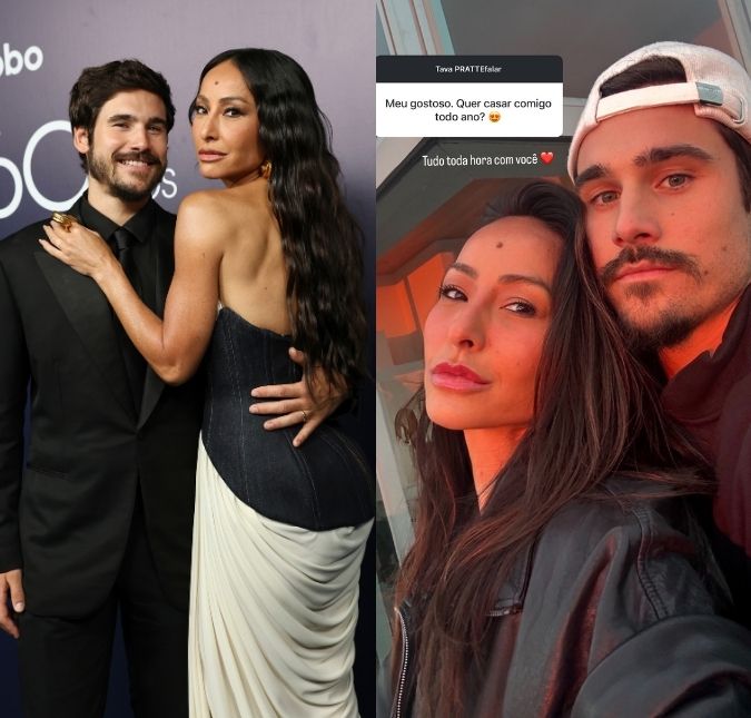 Apaixonados! Sabrina Sato faz proposta faz proposta apaixonada para Nicolas Prattes, que aceita: <i>Tudo toda hora com você</i>