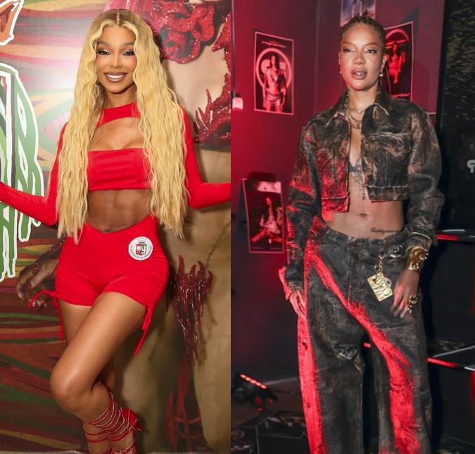 Ludmilla e Brunna Gonçalves comemoram mesversário de oito meses da filha com festa da Moana