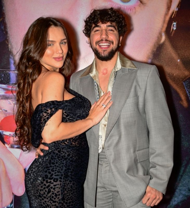 Rafa Kalimann beija muito Nattan em primeira aparição pública após nascimento de Zuza