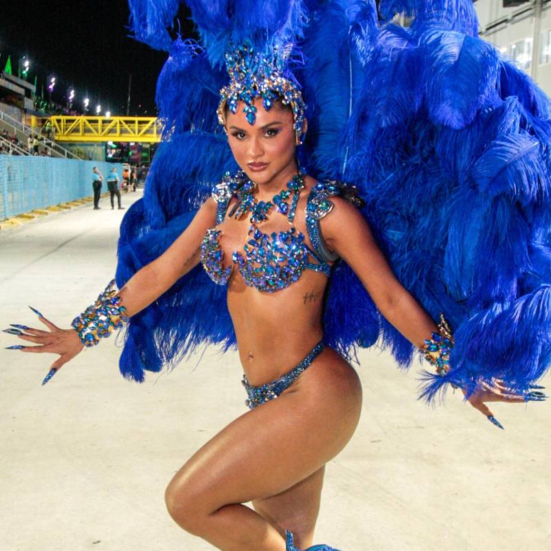 Mileide Mihaile, Juliana Alves e outros famosos se reúnem para ensaios técnicos na Sapucaí