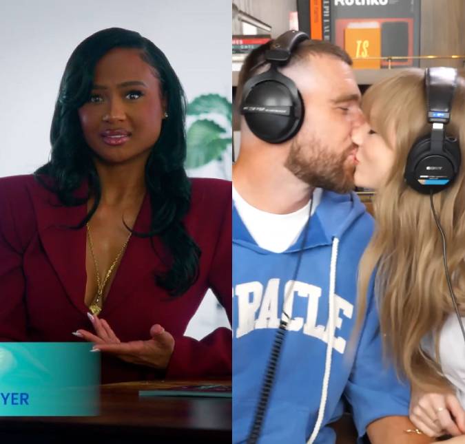 Ex de Travis Kelce e faz trocadilho com Taylor Swift em novo comercial