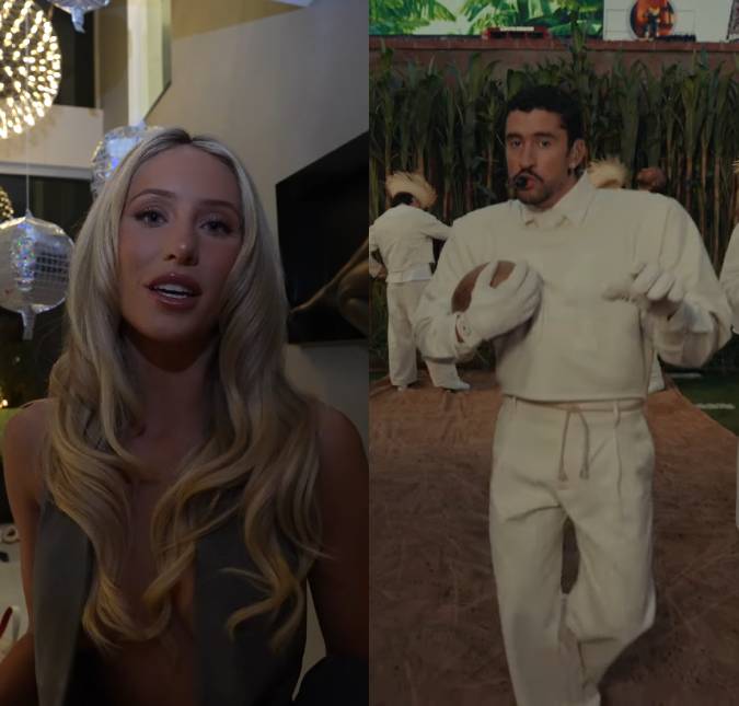 Influenciadora é alvo de críticas após participação no <I>show</i> do intervalo de Bad Bunny