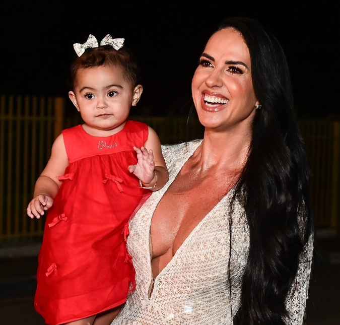 Filha de Graciele Lacerda tem reação após uso de corticoide, e influenciadora desabafa