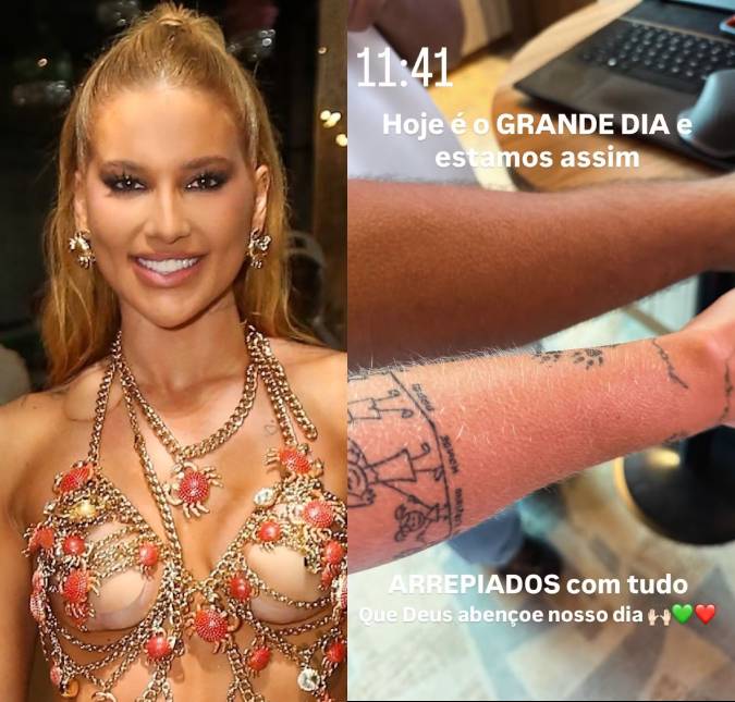 É hoje! Virginia Fonseca surge arrepiada em dia de estreia com a Grande Rio: <i>Arrepiados</i>