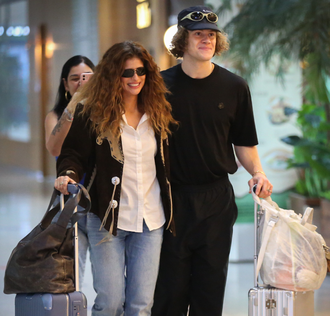 Matando a saudade! Isadora Cruz e Lucas Braathen embarcam em viagem ao Rio de Janeiro