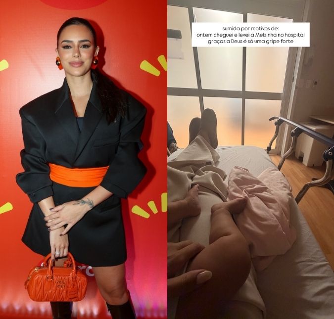 Bruna Biancardi revela que precisou levar a filha caçula ao hospital: <i>Graças a Deus, é só uma gripe forte</i>
