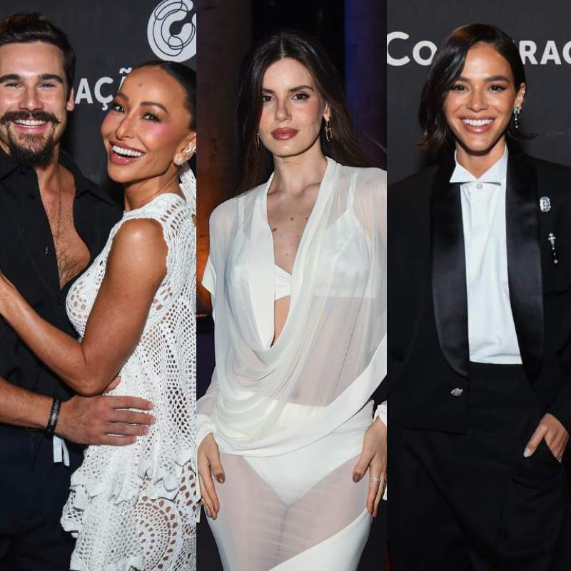 Nicolas Prattes, Sabrina Sato, Camila Queiroz, Bruna Marquezine... Famosos marcam presença em evento de cinema