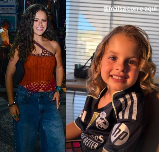 Virginia Fonseca mostra semelhança entre cabelo da filha, Maria Flor, com o de Maisa Silva