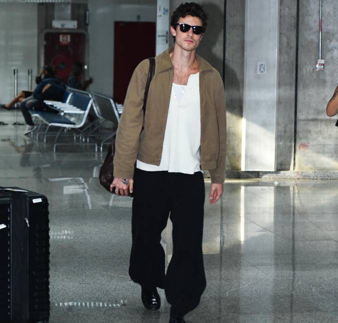 De volta ao Brasil, Shawn Mendes desembarca no Rio de Janeiro