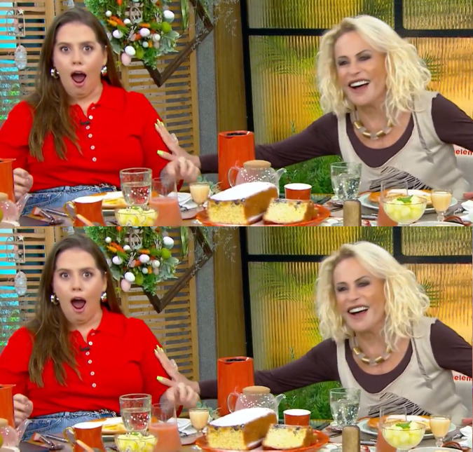 Ao vivo, Ana Maria Braga dá fora em Tati Machado