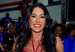 Gracyanne Barbosa revela que aceitaria fazer trisal com Belo e Viviane Araújo em novela