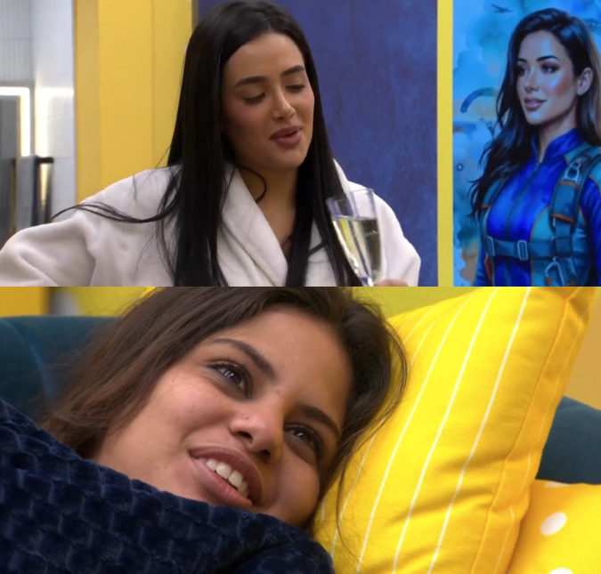 Jordana revela para Gabriela que beijou Jonas; veja o que rolou na madrugada do <I>BBB26</i>