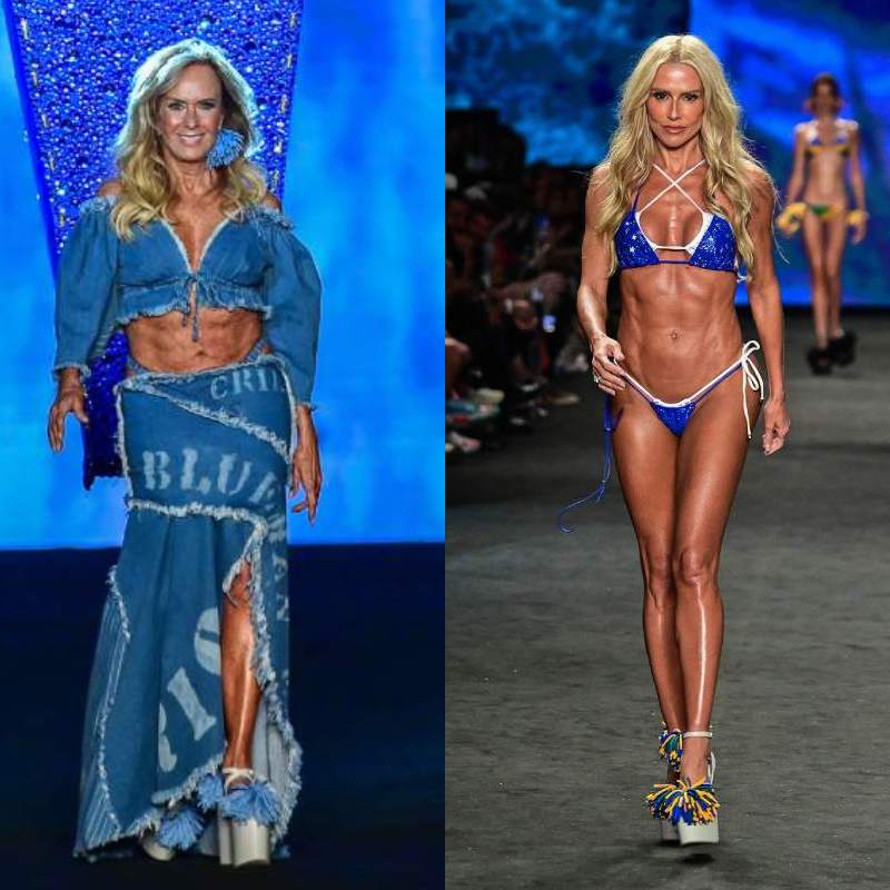 Helô Pinheiro e Déborah Secco desfilam no Rio Fashion Week