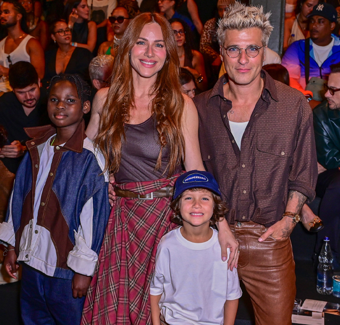 Giovanna Ewbank, Bruno Gagliasso e mais, confira os famosos que compareceram ao último dia de <i>Rio Fashion Week</i>