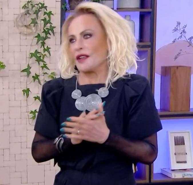 Ana Maria Braga se emociona com Tadeu Schmidt compartilhando luto com Ana Paula Renault