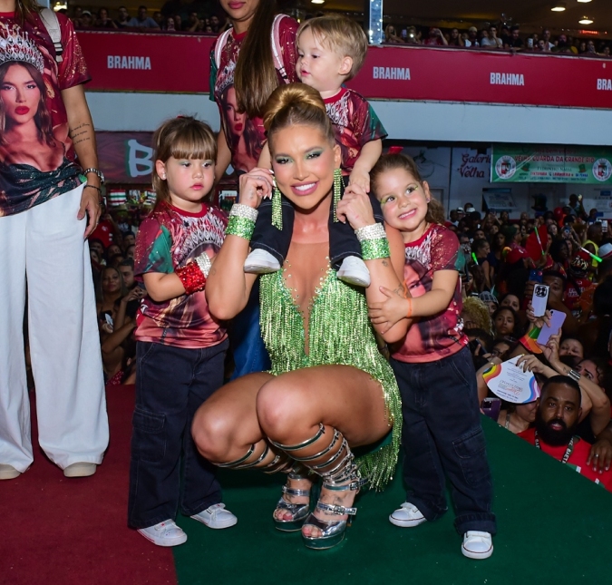 Feriado em família! Virginia Fonseca curte piquenique ao lado dos filhos