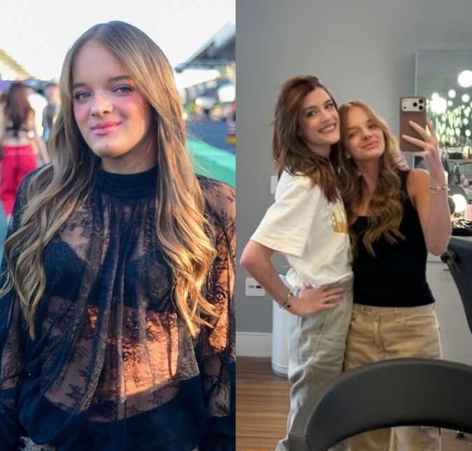 Rafa Justus tem dia de beleza com irmã mais velha discreta, Luiza: <i>Começando<i>