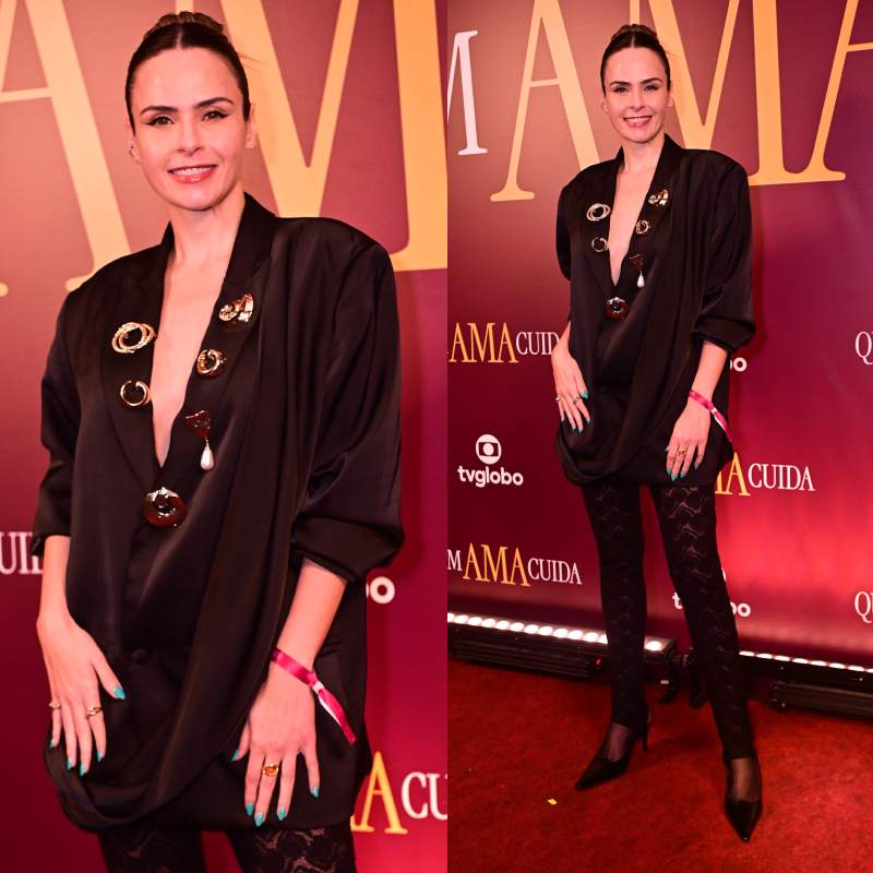 Ana Paula Renault marca presença em festa de lançamento de <i>Quem Ama Cuida</i>